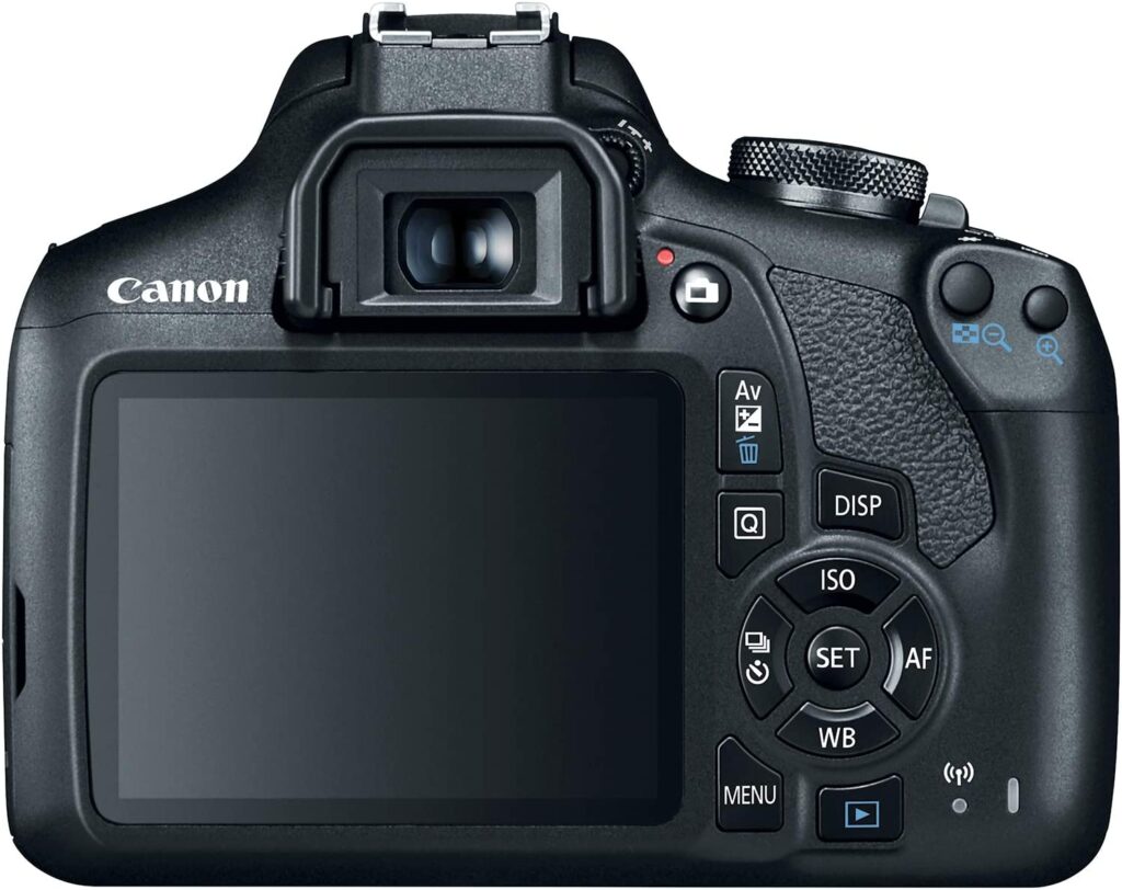 Canon camera back side